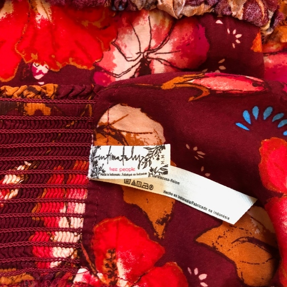 Free People 'Lattice Lovers' Slip Dress Medium - Picture 7 of 7